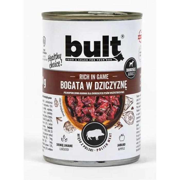 BULT Rich in game - Мокра храна за кучета - 800гр