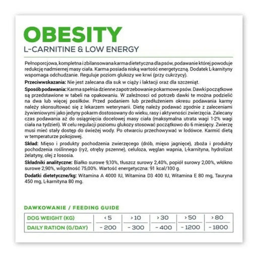 Мокра храна VETEXPERT Veterinary Diet Obesity Dog 400 g