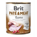 Мокра храна за кучета BRIT PATÉ & MEAT Rabbit 800гр