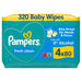 МОКРИ КЪРПИ 4X80 БР PAMPERS FRESH CLEAN