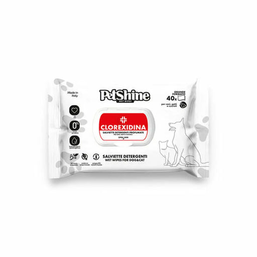 Мокри Кърпички за Домашни Любимци Porrini Clorexidina 40