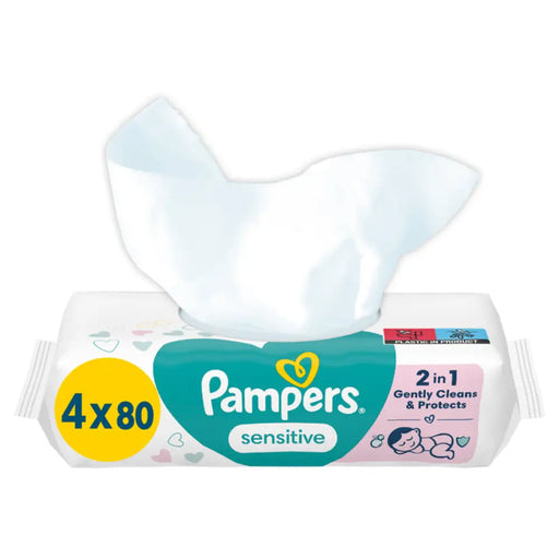 МОКРИ КЪРПИ 4X80 БР PAMPERS SENSITIVE