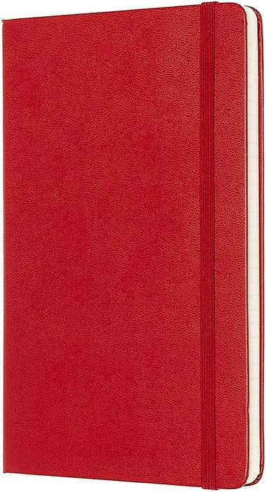 Тефтер с твърди корици Moleskine Classic Squared - Червен, листове на квадратчета
