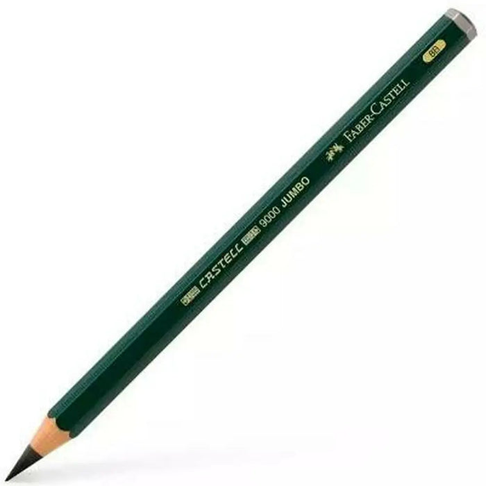 Молив Faber-Castell 9000 Jumbo Черен 8B (6 Части)