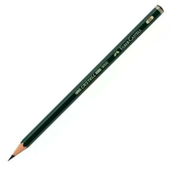 Молив Faber-Castell 119006 Шестоъгълен 6B Черен Зелен