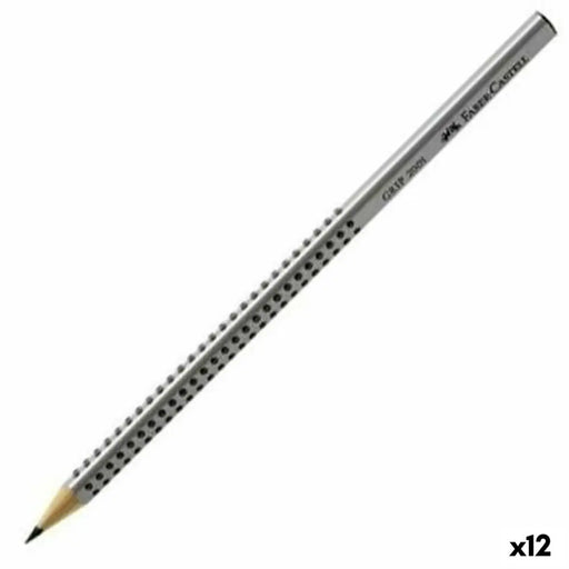 Молив Faber-Castell Grip 2001 Екологичен Сив HB (12 броя)