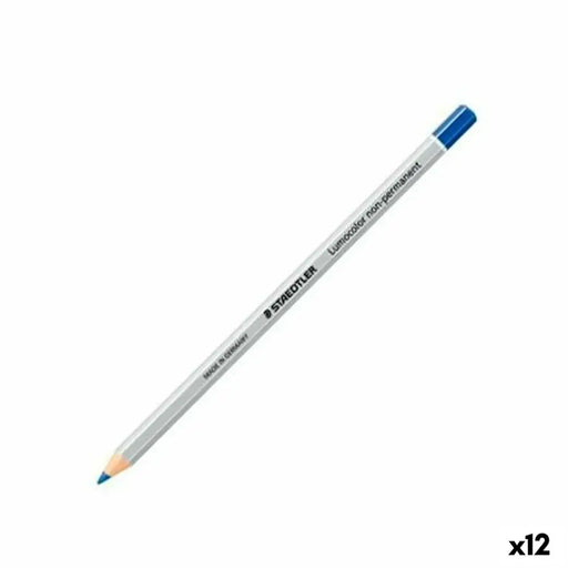 Молив Маркер Staedtler Lumocolor Non permanent Син (12 броя)