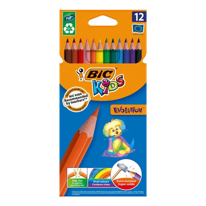 МОЛИВИ 12 ЦВЯТА EVOLUTION BIC