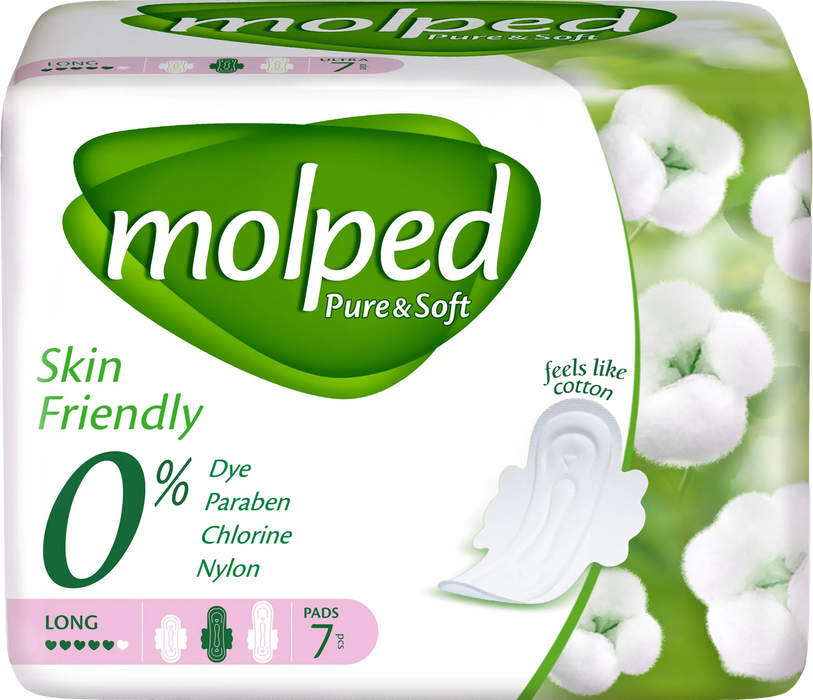 Дамски превръзки PURE&SOFT LONG, 7 бр
