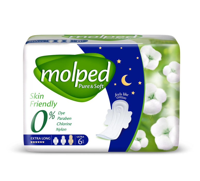 Дамски превръзки PURE&SOFT NIGHT, 6 бр