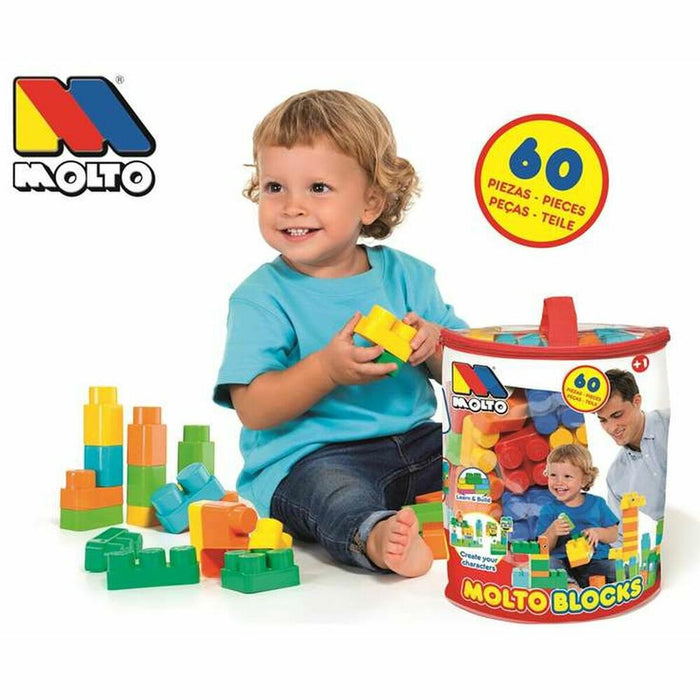 Лодка със Строителни Блокове Moltó Blocks (60 pcs)