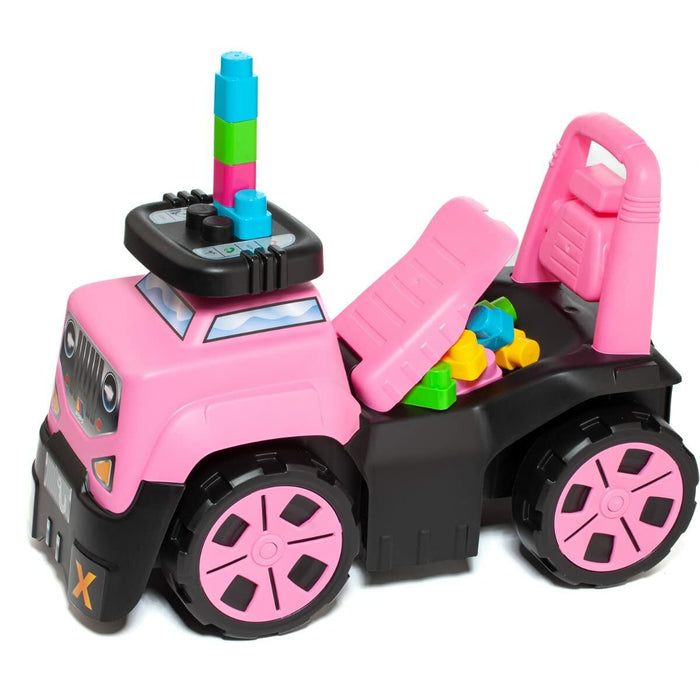 Обувки за Бягане Moltó 3x1 Wheels & Blocks 10 Части 89 cm Розов