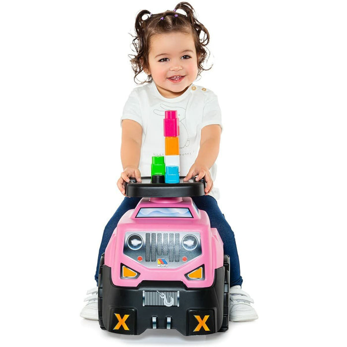 Обувки за Бягане Moltó 3x1 Wheels & Blocks 10 Части 89 cm Розов