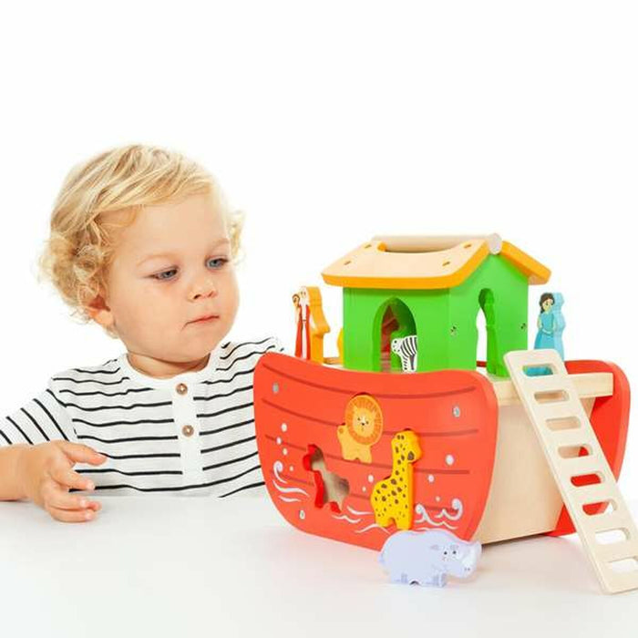 Playset Moltó Noah's ark Дървен 17 Части