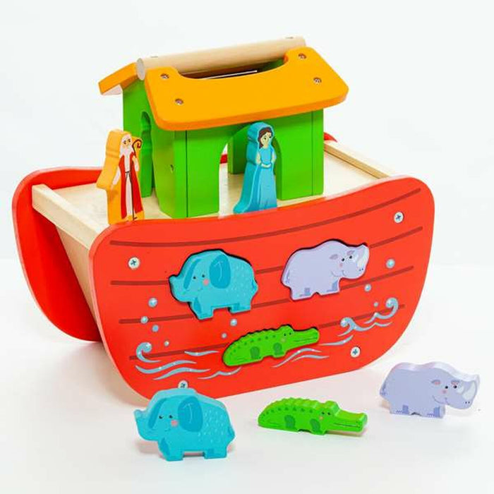 Playset Moltó Noah's ark Дървен 17 Части