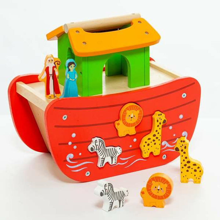 Playset Moltó Noah's ark Дървен 17 Части