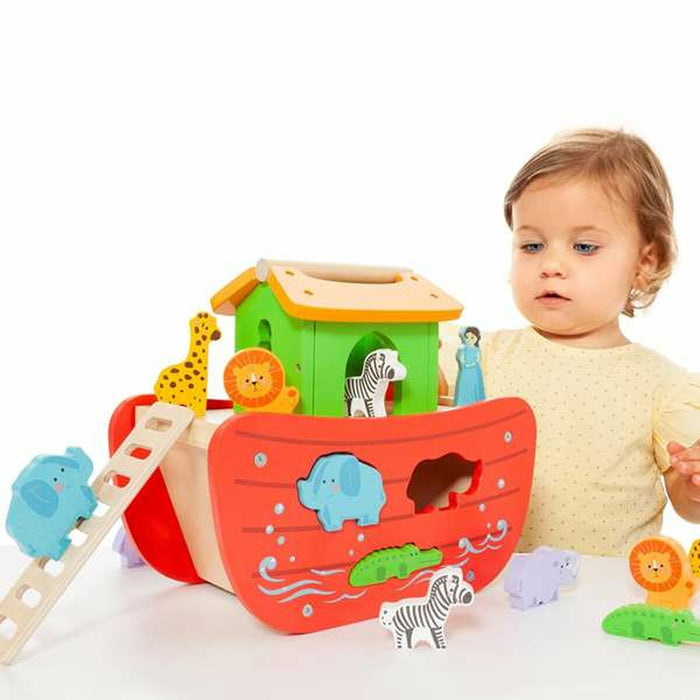 Playset Moltó Noah's ark Дървен 17 Части