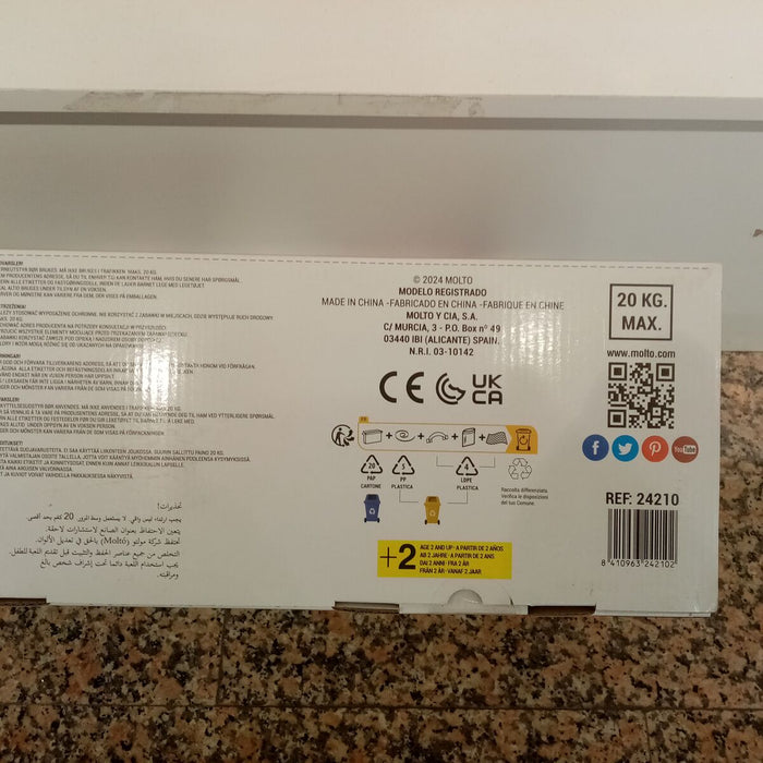 Детски велосипед Moltó Minibike Син