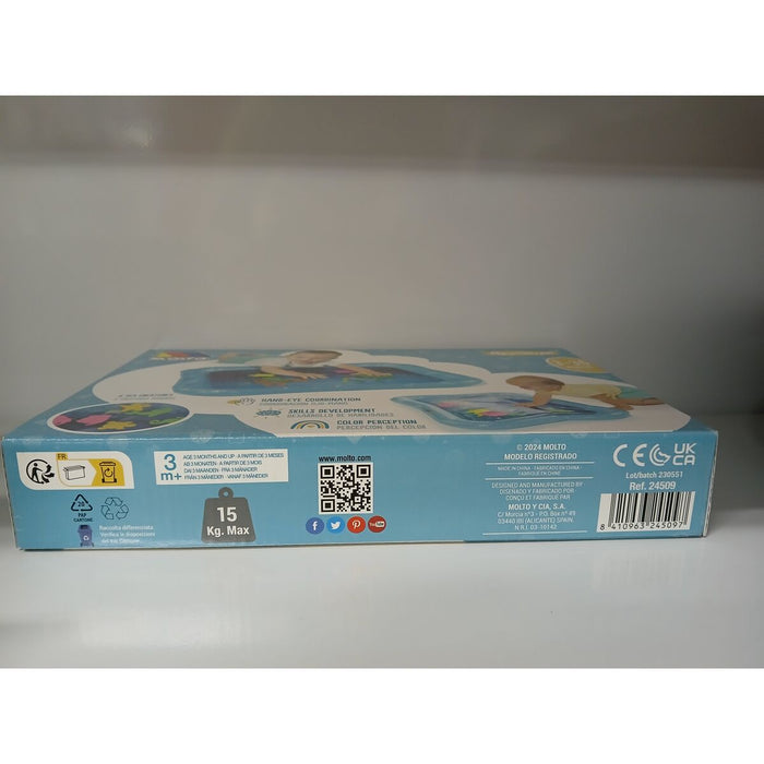 Надуваема Постелка за Игра с Вода за Бебе Moltó Playsense 80 x 28 x 82 cm