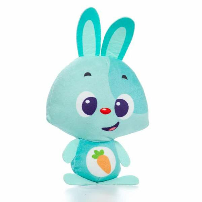 Мека играчка със звук Moltó Gusy luz Baby Bunny цвят тюркоаз 7,5 cm