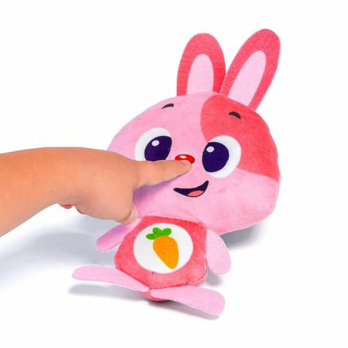 Мека играчка със звук Moltó Gusy luz Baby Bunny Розов 7,5 cm