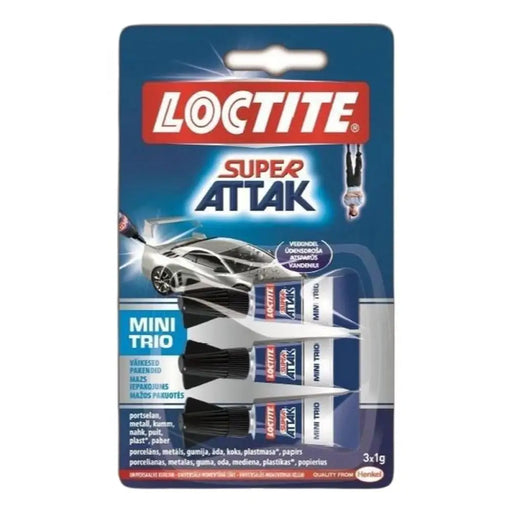 Моментно Лепило Loctite 1 g 3 Части (12 броя)
