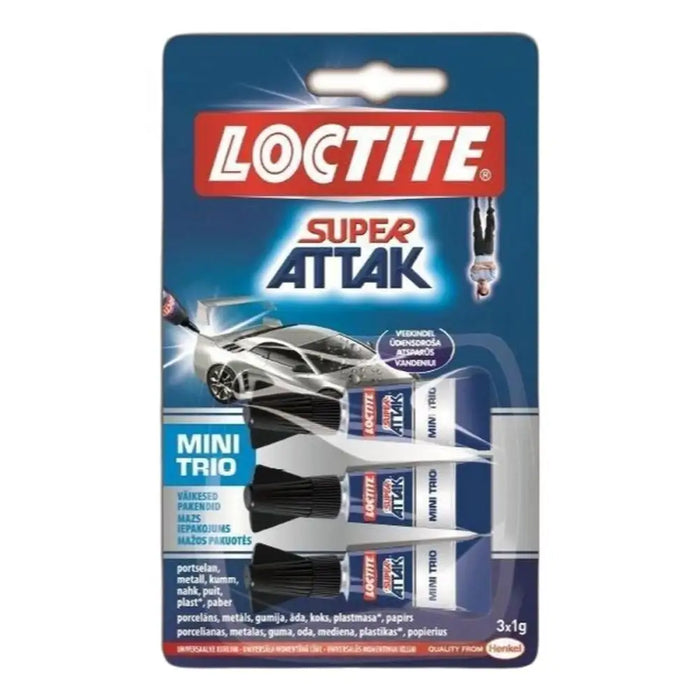 Моментно Лепило Loctite 1 g 3 Части (12 броя)