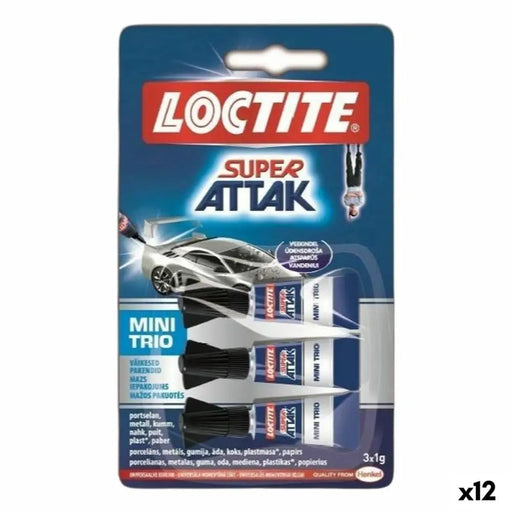 Моментно Лепило Loctite 1 g 3 Части (12 броя)