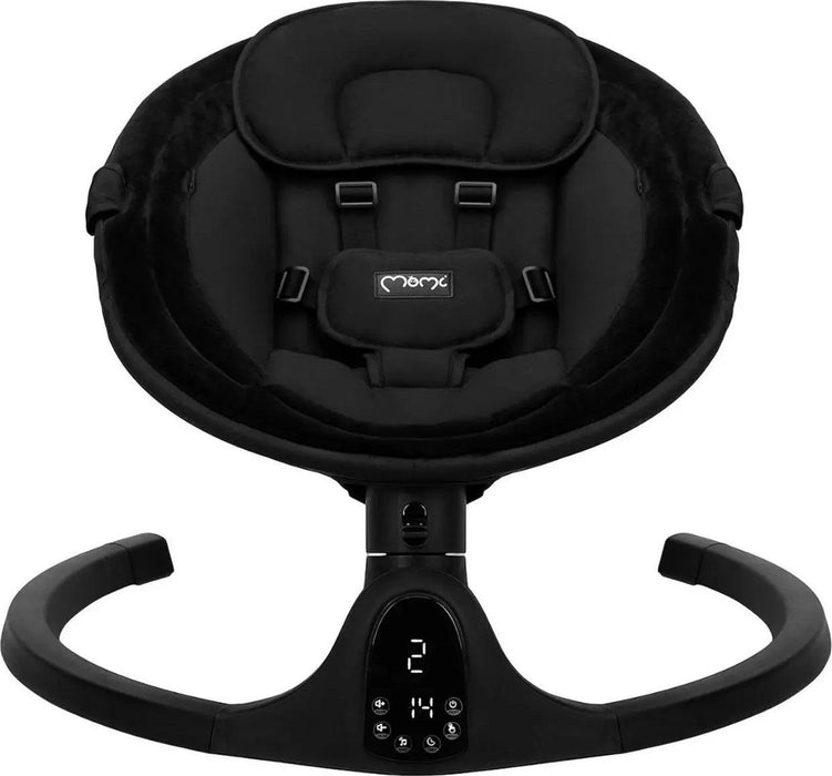 Електрическа бебешка люлка MoMi - Kenani, Onyx