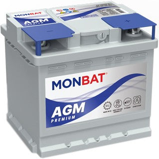 MONBAT AGM PREMIUM 50AH 540A R+