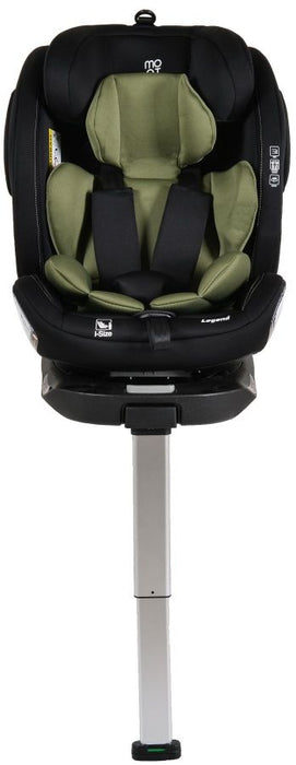Стол за кола Moni - Legend, 360°, IsoFix, I-Size, 40-150 cm, Green