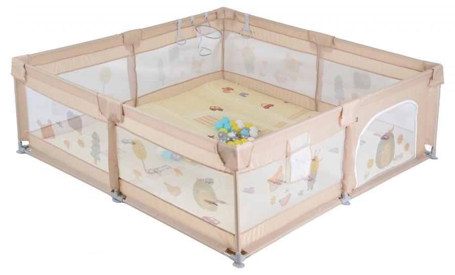 Кошара за игра Moni - GameZone, 180 х 200 cm, бежов