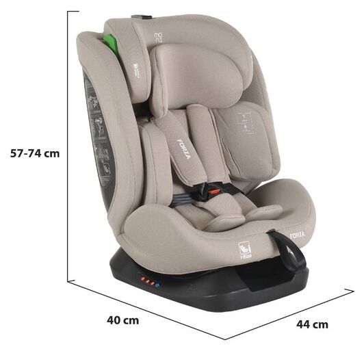 Стол за кола Moni - Forza, i-Size, 40-150 cm, Beige