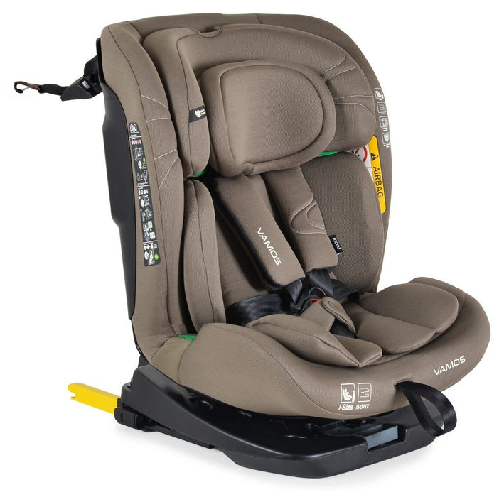 Стол за кола Moni - Vamos, i-Size, IsoFix, 360°, 40-150 cm, Beige