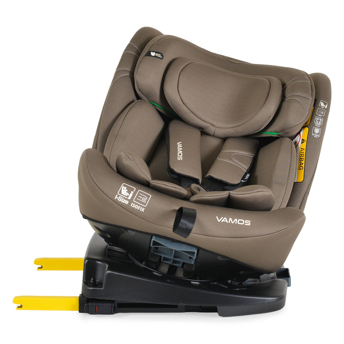 Стол за кола Moni - Vamos, i-Size, IsoFix, 360°, 40-150 cm, Beige