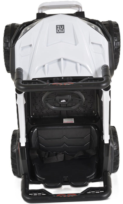Акумулаторен джип Moni - 5588 Fast utv, бял