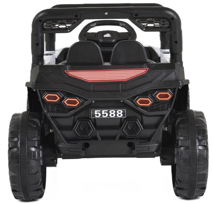 Акумулаторен джип Moni - 5588 Fast utv, бял