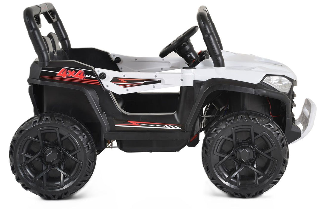 Акумулаторен джип Moni - 5588 Fast utv, бял