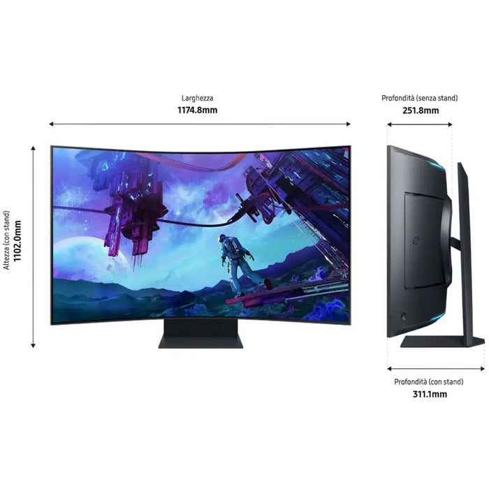 Монитор Samsung Odyssey Ark S55CG970NU 4K Ultra HD 55’’