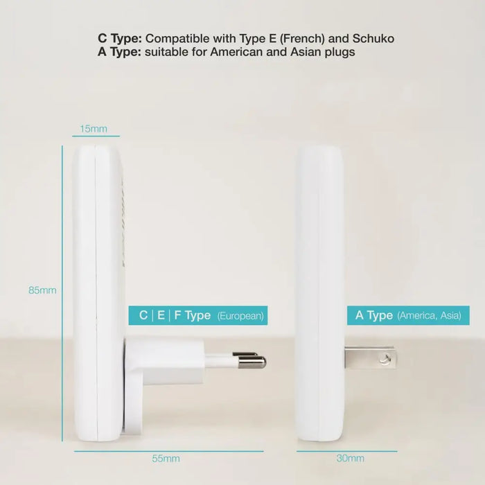 Монитор TooQ TQWC-GANSL65W1A1C Бял 65 W