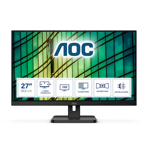 Монитор AOC 27E2QAE 27’ IPS WLED 1920x1080@75Hz