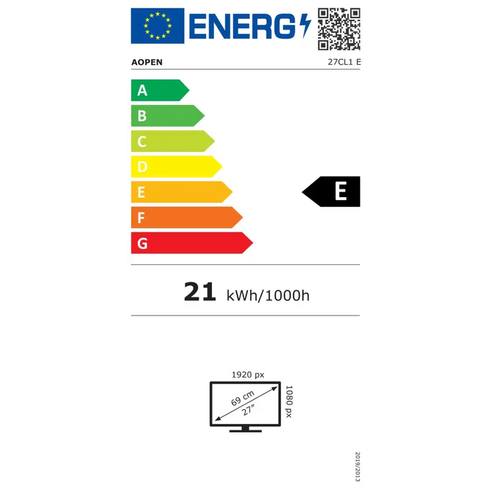 Монитор Aopen powered by Acer 27CL1Ebmix 27’’