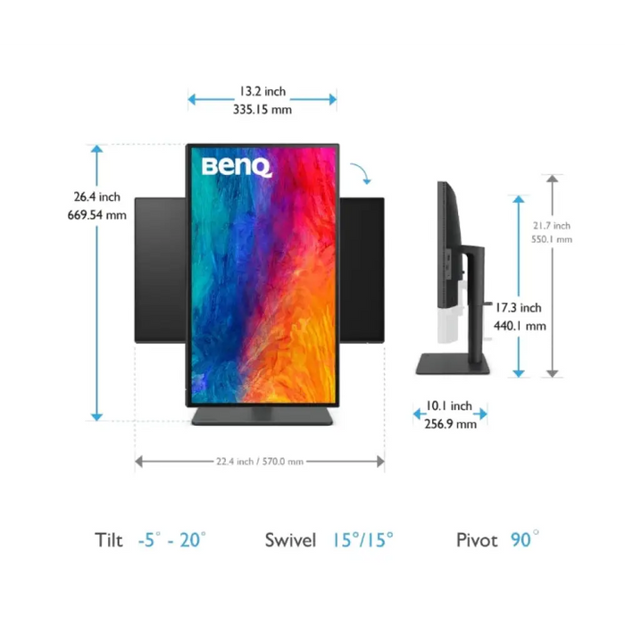 Монитор BenQ PD2506Q 25 inch IPS