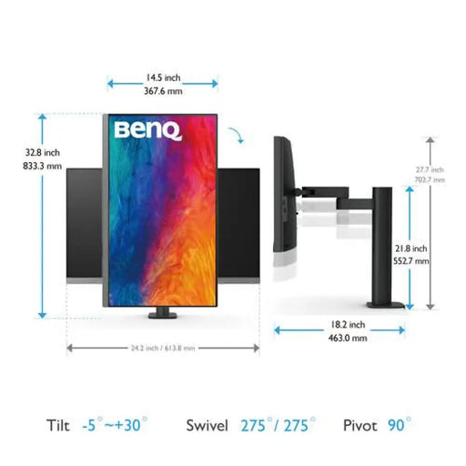 Монитор BenQ PD2706UA 27 inch W-LED IPS 3840x2160 60Hz HDMI