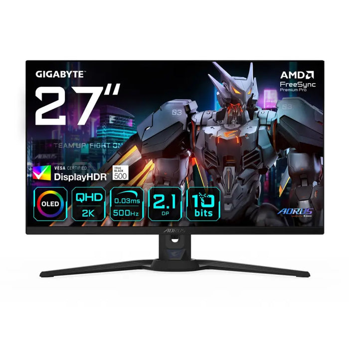 МОНИТОР GIGABYTE OLED 27’’ AORUS FO27Q5P 500Hz