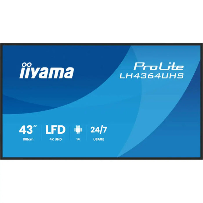 Монитор Iiyama LH4364UHS-B1AG 43’’ 4K Ultra HD