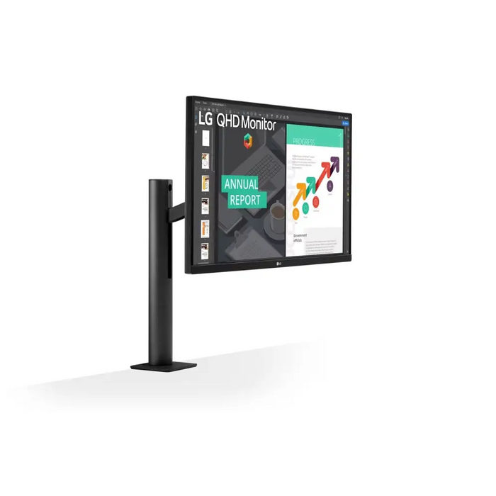 Монитор LG 27QN880P-B 27’ Wide LED QHD Ergo