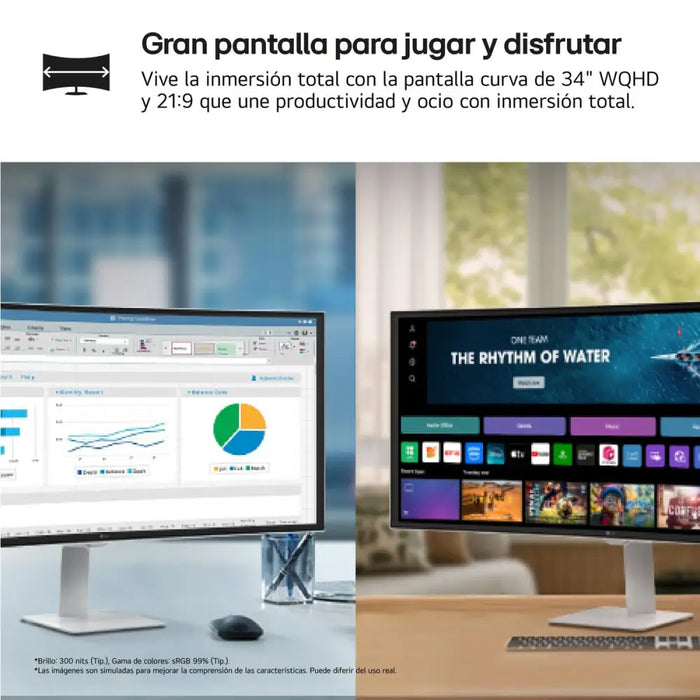 Монитор LG 34U601SA-W UltraWide Quad HD 34’’