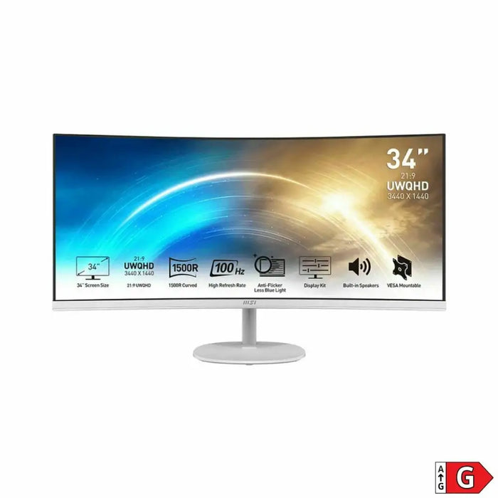 Монитор MSI 9S6-3PB2CT-009 UltraWide Quad HD 34’’