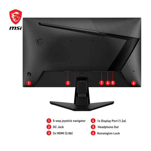 Монитор MSI G255F 24.5’ Rapid IPS 180Hz 1ms